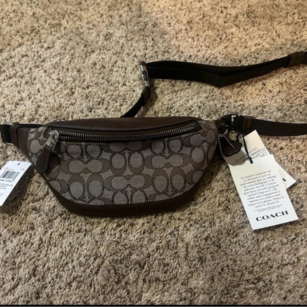 FLASH SALE!
Coach Brown and Gray Belt Bag